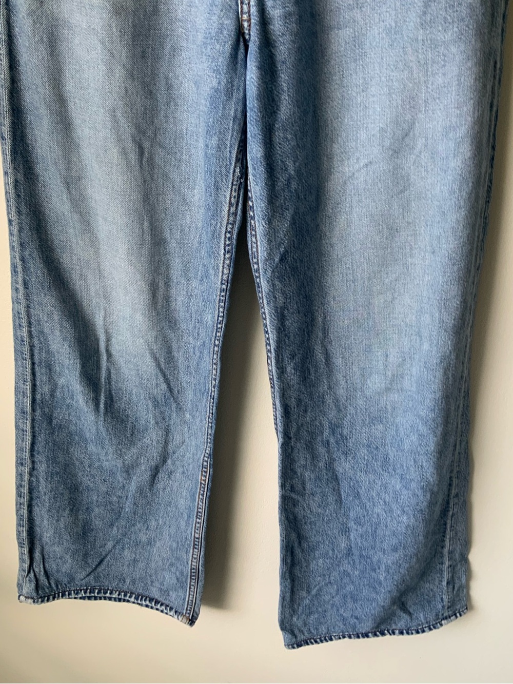 RAG & BONE Logan Jeans Women’s Size Audrey Blue Wide Leg Relaxed Fit *ALTERED - Picture 6 of 14